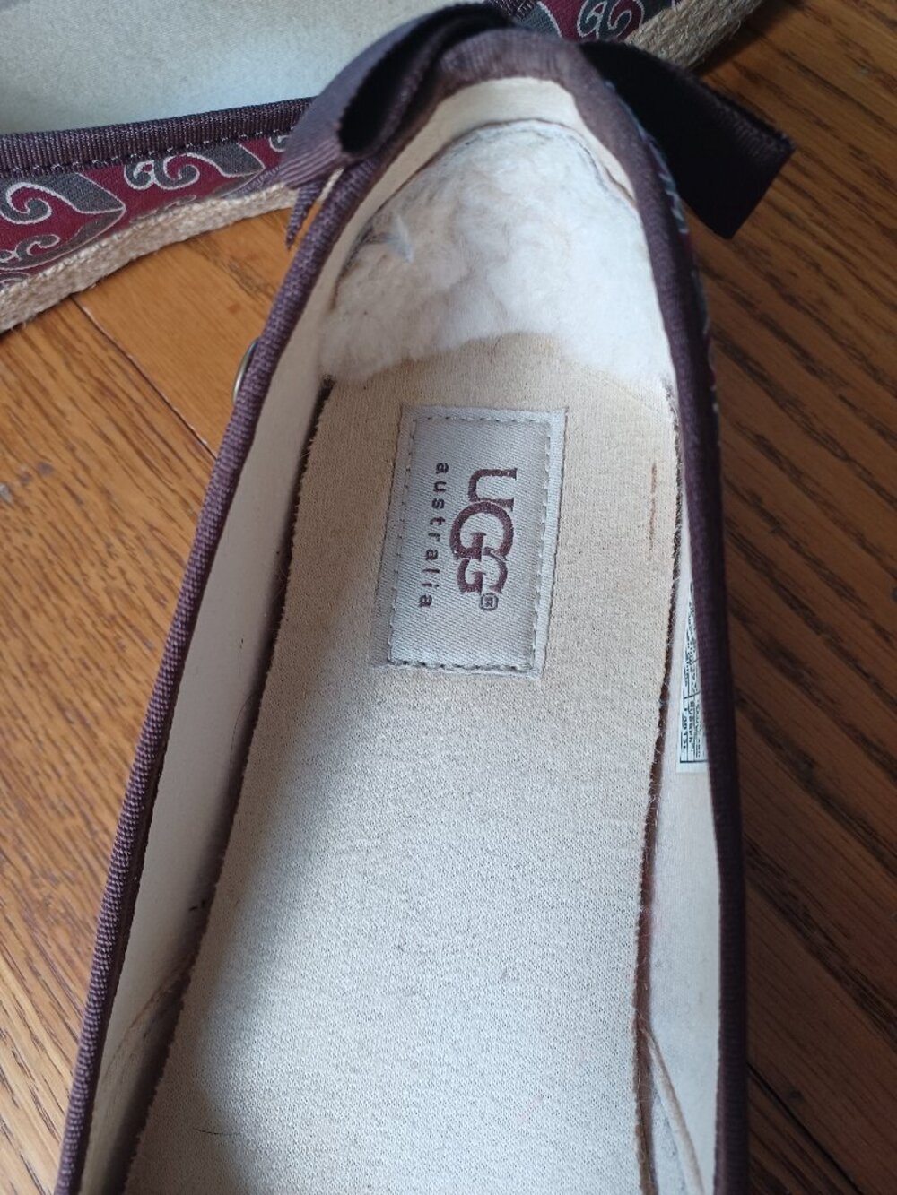 UGG Womens Shoes Flats Indah Marrakech Espadrilles Size 9 - Picture 7 of 13